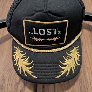 Lost Black and Gold Trucker Hat